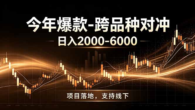 全新跨品种对冲模式上线！日稳定盈利 2000-6000，合规长久可批量放大-云讯网创