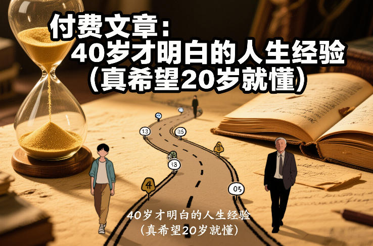 付费文章：40岁才明白的人生经验(真希望20岁就懂)-云讯网创