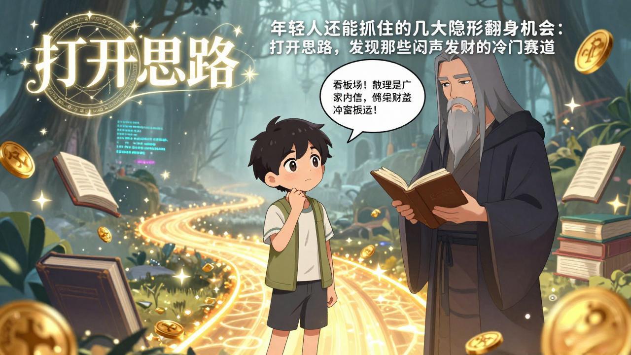 付费文1+2：年轻人还能抓住的几大隐形翻身机会：打开思路，发现那些闷声发财的冷门赛道-云讯网创