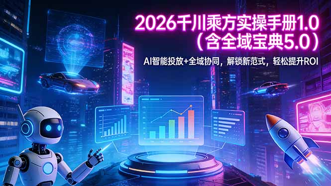 2026 千川乘方实操手册 1.0(含全域宝典 5.0-云讯网创