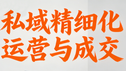 楚老师·私域精细化运营与成交-云讯网创