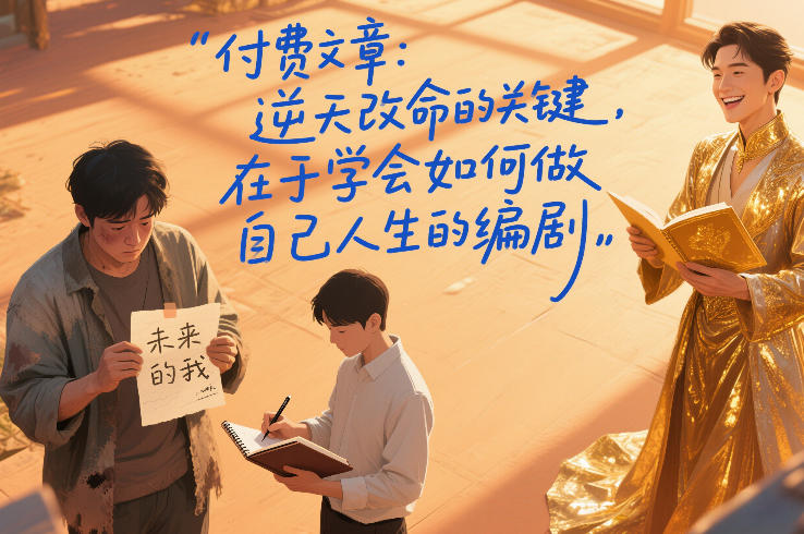 付费文章：逆天改命的关键，在于学会如何做自己人生的编剧-云讯网创