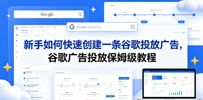 新手如何快速创建一条谷歌投放广告，谷歌广告投放保姆级教程-云讯网创