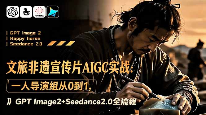 文旅非遗宣传片AIGC实战：一人导演组从0到1，GPT Image2+Seedance2.0全流程-云讯网创