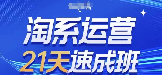 淘系运营21天速成班，0基础轻松搞定淘系运营，不做假把式，快速复制落地(更新26年4月)-云讯网创