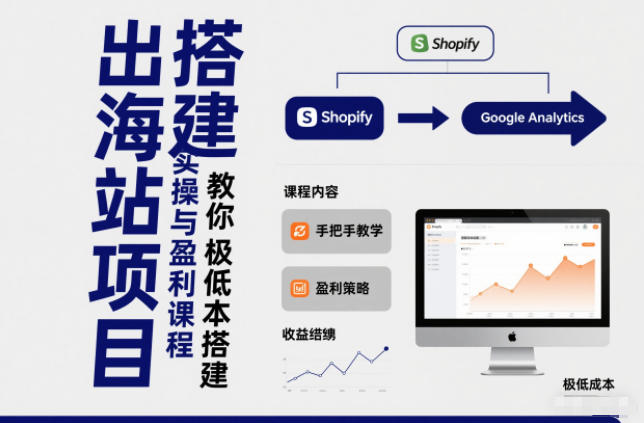 小淘出海站项目，搭建实操与盈利课程，手把手教你用极低成本搭建-云讯网创