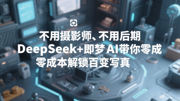 不用摄影师、不用后期,DeepSeek+即梦AI带你零成本解锁百变写真!-云讯网创