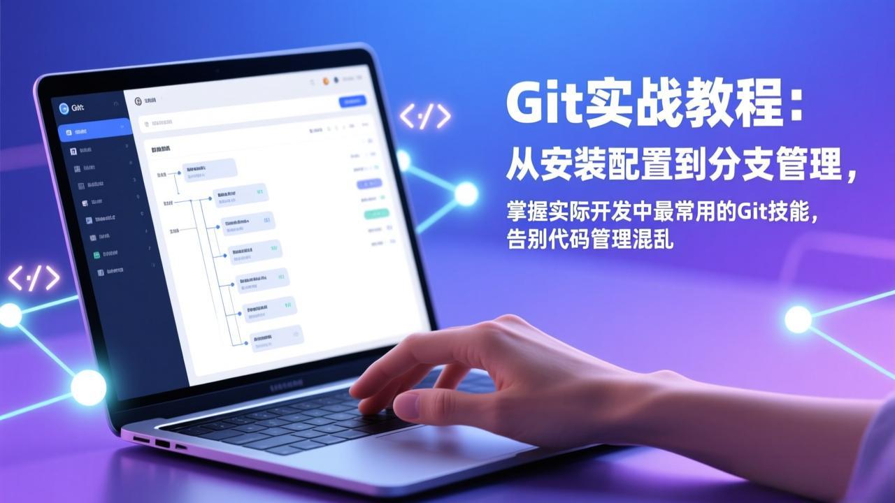 Git实战教程:从安装配置到分支管理,掌握实际开发中最常用的Git技能,告别代码管理混乱-云讯网创