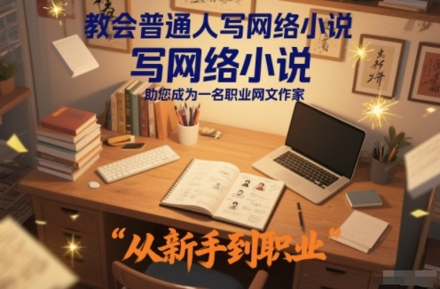 教会普通人写网络小说，助您成为一名职业网文作家-云讯网创