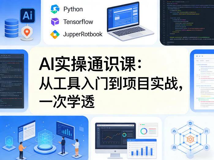 AI实操通识课，从工具入门到项目实战，一次学透-云讯网创