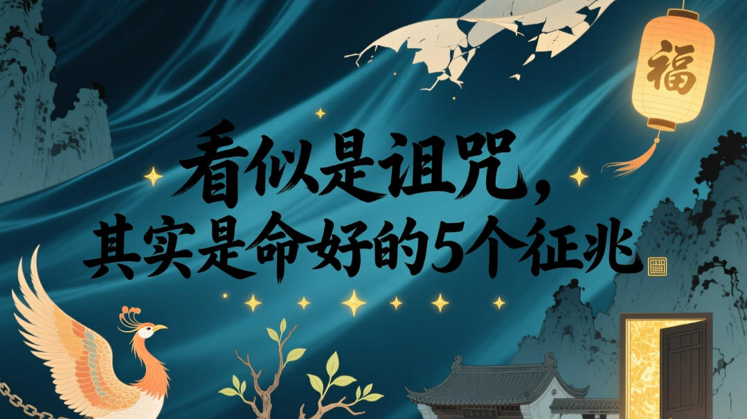 付费文章：看似是诅咒，其实是命好的5个征兆-云讯网创