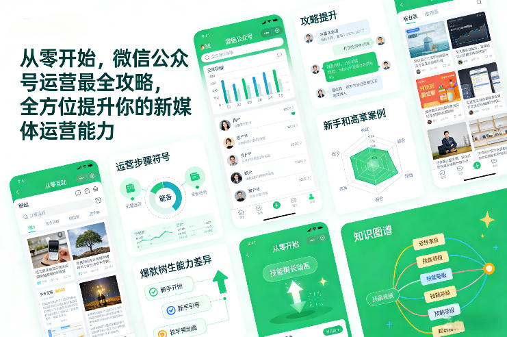 从零开始，微信公众号运营最全攻略，全方位提升你的新媒体运营能力-云讯网创