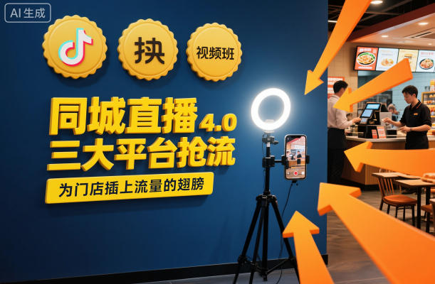 同城直播实操班4.0，三大平台抢流，为门店插上流量的翅膀-云讯网创