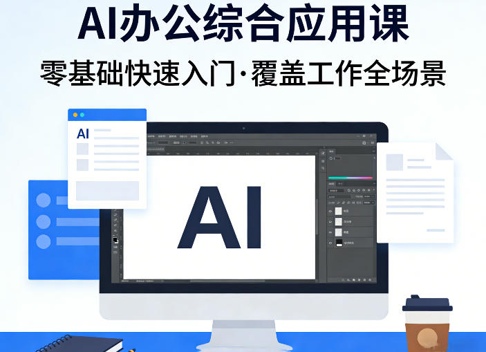 AI办公综合应用课,零基础快速入门,覆盖了工作中各种应用场景-云讯网创