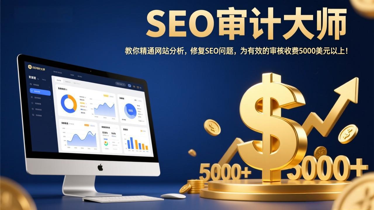 SEO审计大师：教你精通网站分析，修复SEO问题，为有效的审核收费5000美元以上！-云讯网创