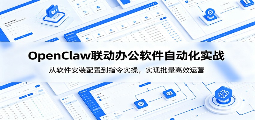 OpenClaw自动化实操课：从软件安装配置到指令实操，实现批量高效运营-云讯网创