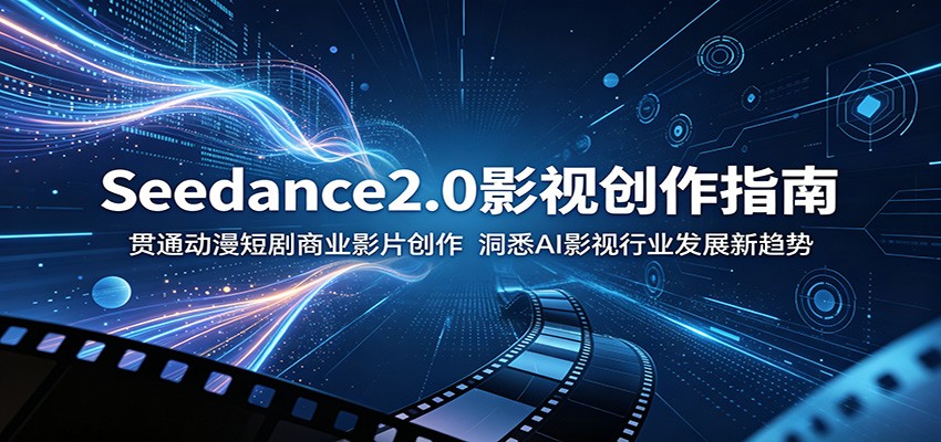 Seedance2.0影视创作指南:贯通动漫短剧商业影片创作,洞悉AI影视行业发展新趋势-云讯网创