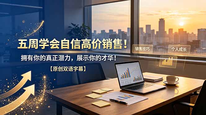五周学会自信高价销售！拥有你的真正潜力，展示你的才华！【原创双语字幕】-云讯网创