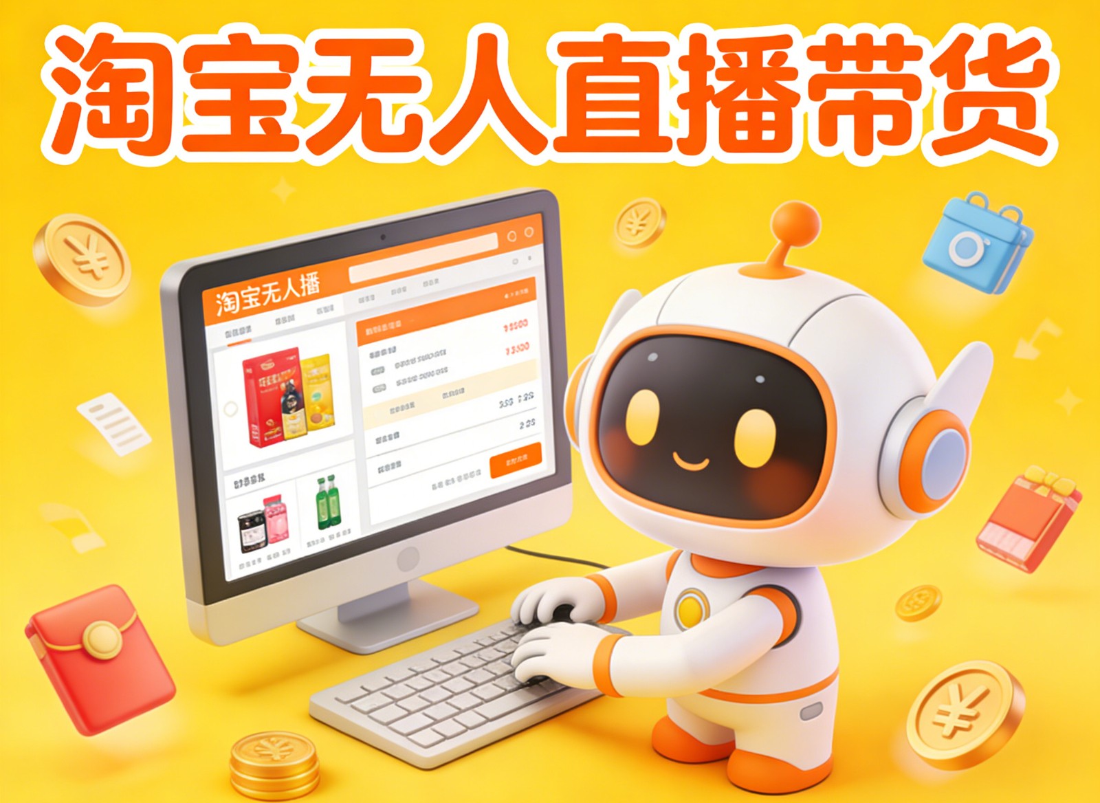 淘宝无人直播带货，24小时自动卖货，月佣金1W+，不违规不封号，不用露脸-云讯网创