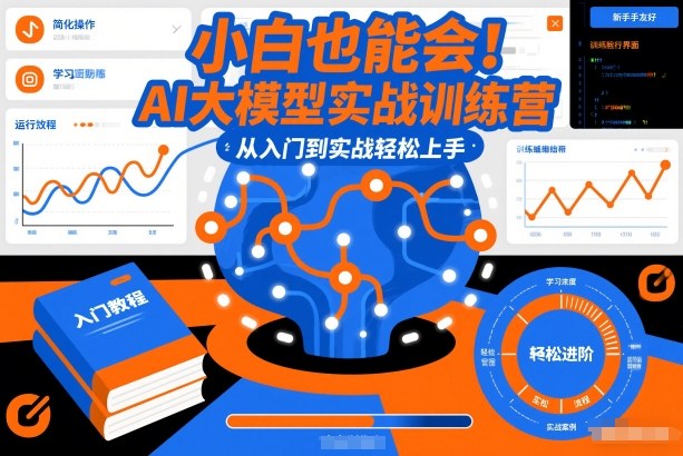 小白也能会！AI大模型实战训练营，从入门到实战轻松上手-云讯网创