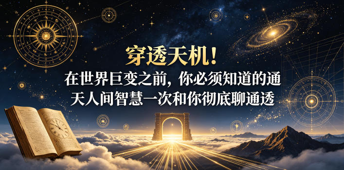 付费文章：穿透天机！在世界巨变之前，你必须知道的通天人间智慧一次和你彻底聊通透-云讯网创