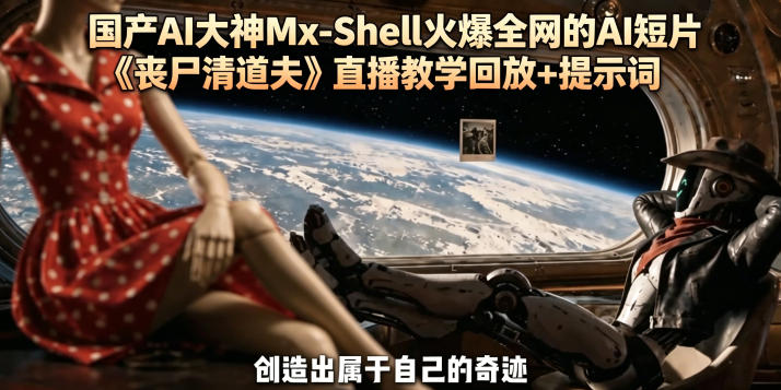 国产AI大神Mx-Shell火爆全网的AI短片《丧尸清道夫》直播教学回放+提示词-云讯网创