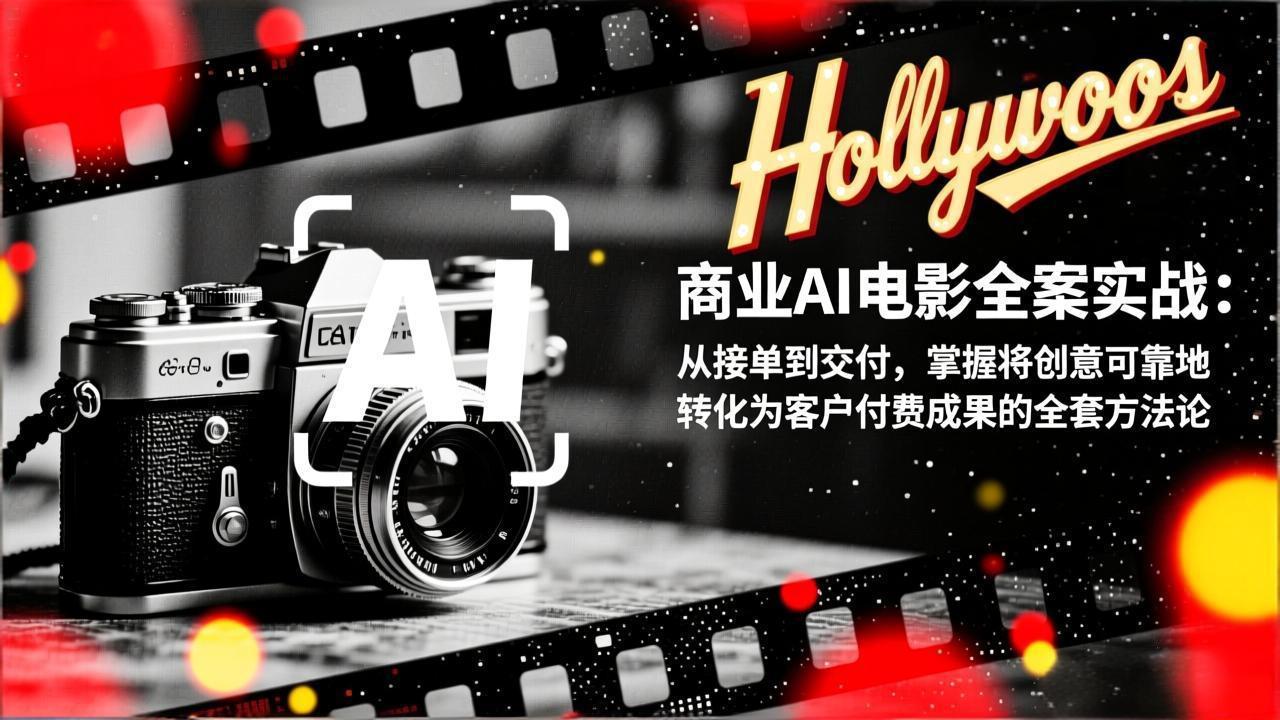 商业AI电影全案实战:从接单到交付,掌握将创意可靠地转化为客户付费成果的全套方法论-云讯网创