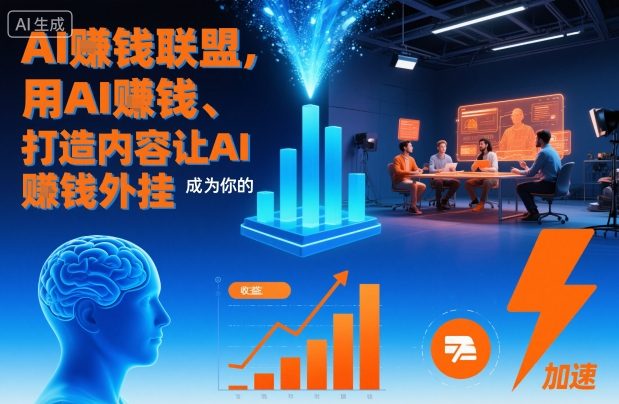 AI賺钱联盟，用AI賺钱、打造内容让AI成为你的賺钱外挂-云讯网创
