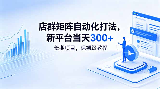 店群矩阵自动化打法,新平台当天300+,长期项目,保姆级教程-云讯网创