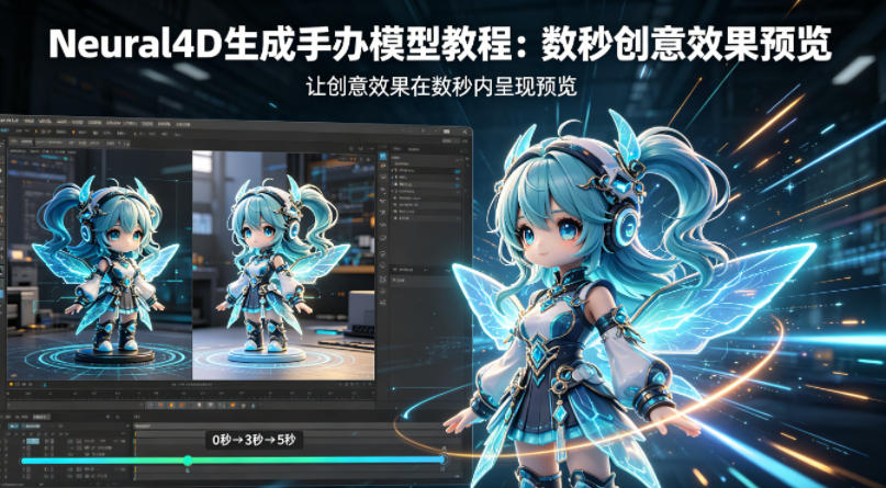 Neural4D生成手办模型教程，让创意效果在数秒内呈现预览-云讯网创