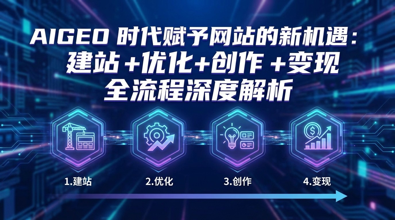 AIGEO+时代赋予网站的新机遇：建站+优化+创作+变现+全流程深度解析-云讯网创