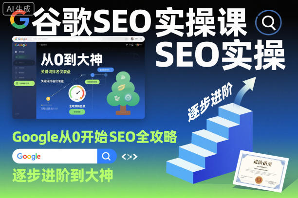 谷歌SEO实操课，Google从0开始SEO全攻略，逐步进阶到大神(更新26年)-云讯网创