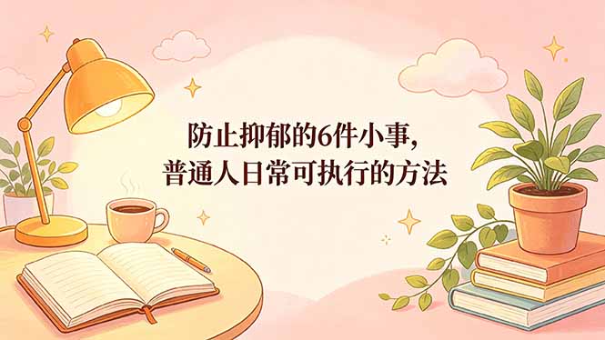 付费文章:防止抑郁的6件小事,普通人日常可执行的方法-云讯网创