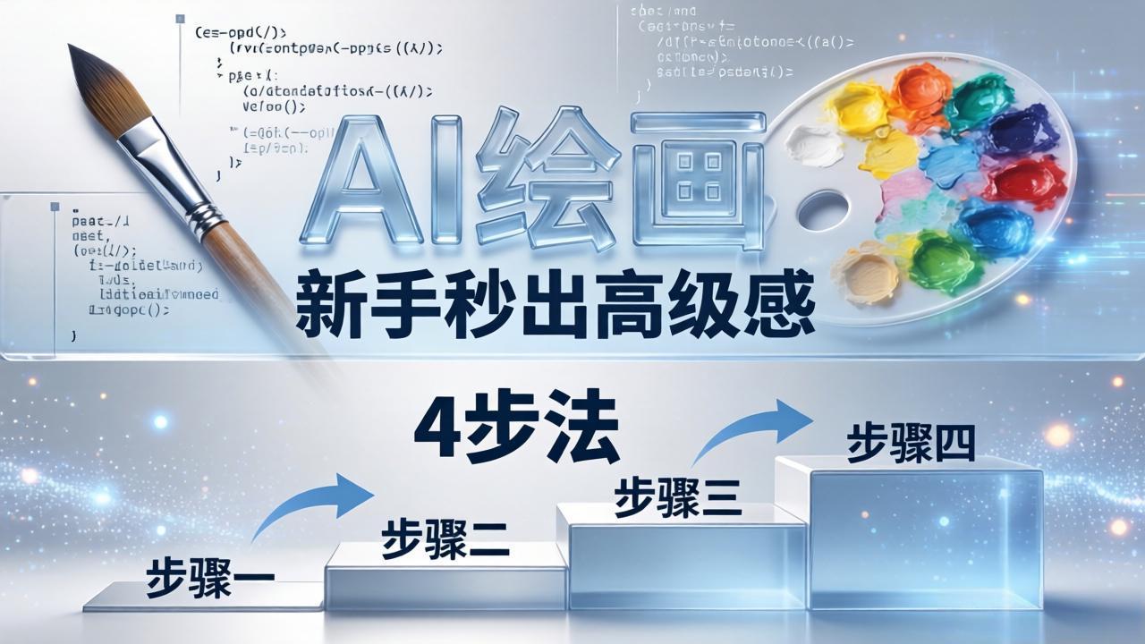 AI绘画入门别再硬磕了！即梦4步法：万能提示词公式+BRTR框架，新手秒出高级感-云讯网创