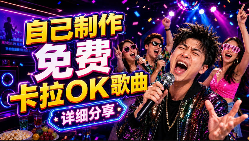 零基础AI制作免费卡拉OK视频教程，从歌曲生成、音轨分离到字幕制作、视频导出，手把手教学-云讯网创