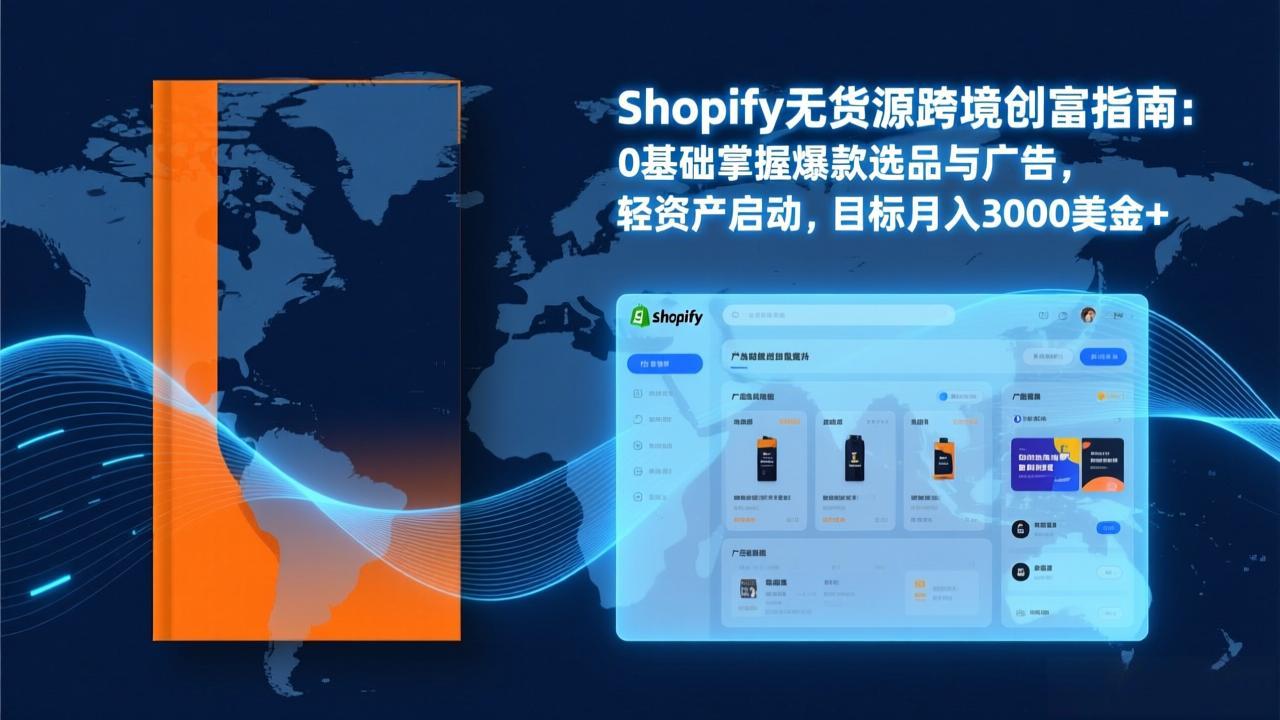 Shopify爆款打法实战：从选品到广告投放，复制爆款模型，驱动独立站月销售额破万刀-云讯网创