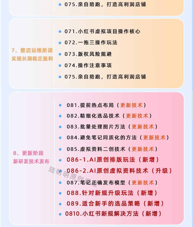 图片[4]-小红书虚拟项目特训班9.0，全面拥抱AI，批量产出原创PPT货源，单品/单店纯利润几万到几十W-云讯网创