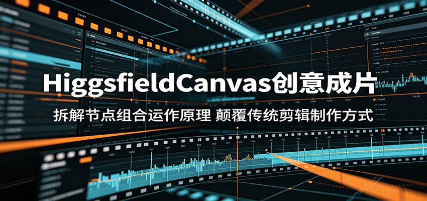 HiggsfieldCanvas创意成片：拆解节点组合运作原理，颠覆传统剪辑制作方式-云讯网创