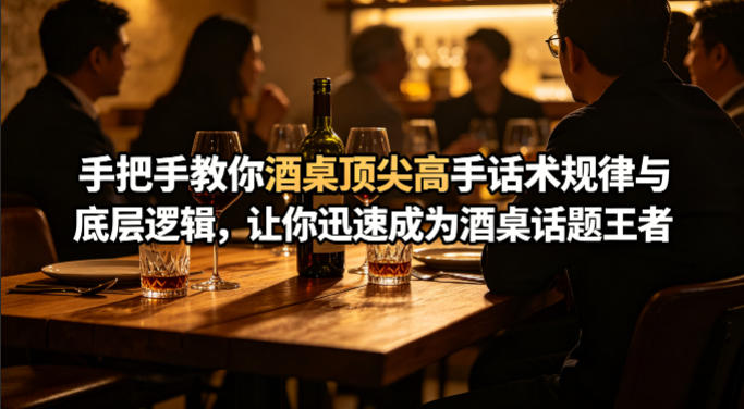 付费文章：手把手教你酒桌顶尖高手话术规律与底层逻辑，让你迅速成为酒桌话题王者(二十年全网独家经验分享)-云讯网创