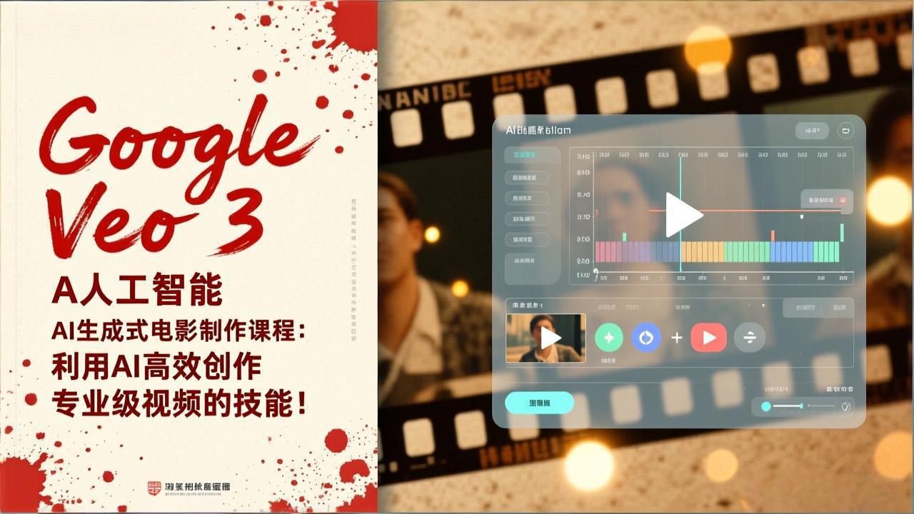 Google Veo 3人工智能AI生成式电影制作课程：利用AI高效创作专业级视频的技能！-云讯网创