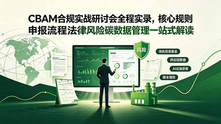 CBAM合规实战研讨会全程实录，核心规则申报流程法律风险碳数据管理一站式解读-云讯网创