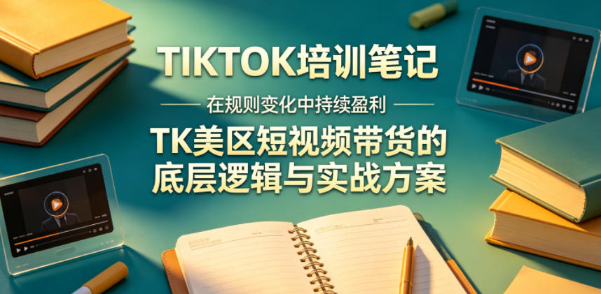 视界跨境TIKTOK4月17培训笔记，在规则变化中持续盈利，TK美区短视频带货的底层逻辑与实战方案【文档】-云讯网创