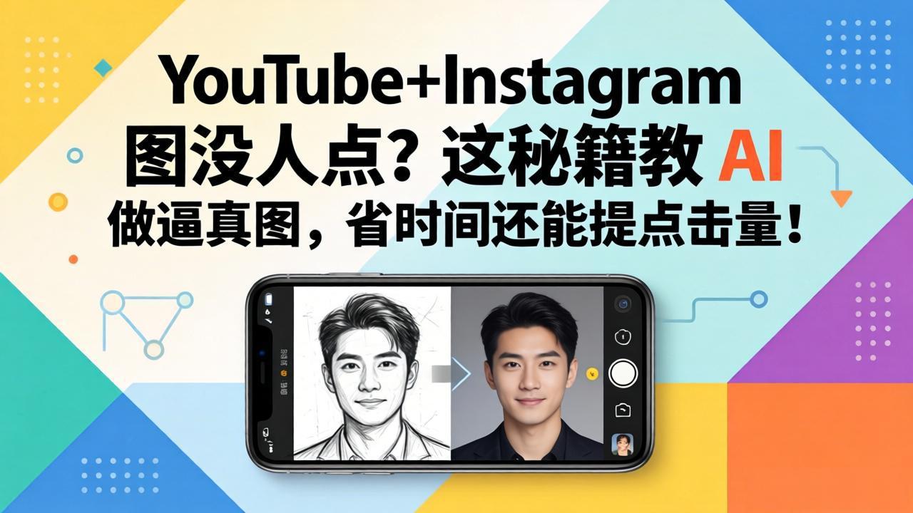 YouTube+Instagram图没人点？这秘籍教 AI 做逼真图，省时间还能提点击量-云讯网创