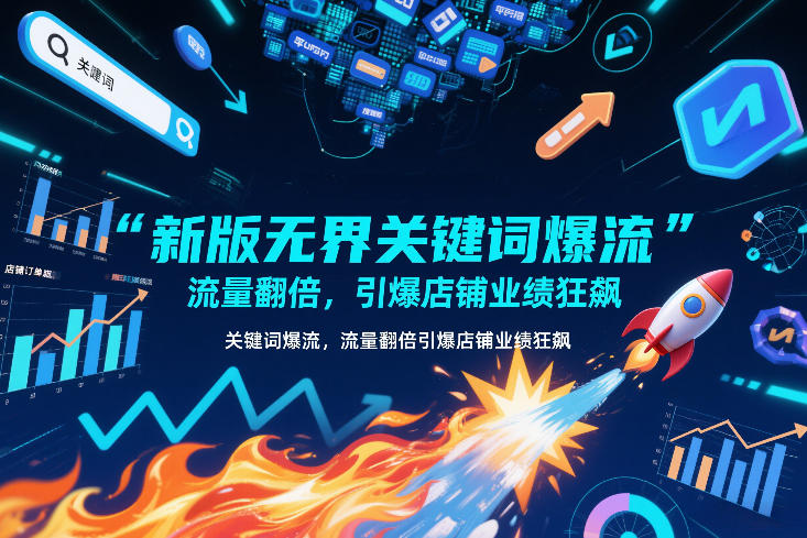 新版无界关键词爆流,流量翻倍,引爆店铺业绩狂飙-云讯网创