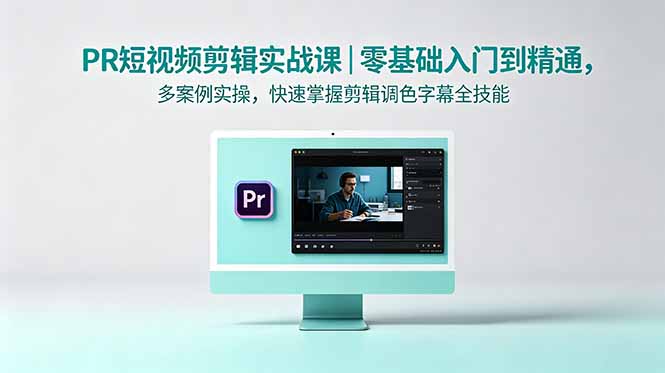PR短视频剪辑实战课｜零基础入门到精通，多案例实操，快速掌握剪辑调色字幕全技能-云讯网创