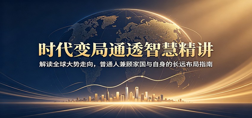 时代变局通透智慧精讲：解读全球大势走向，普通人兼顾家国与自身的长远布局指南-云讯网创