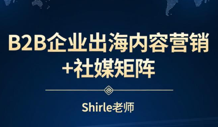 shirle老师·B2B企业出海内容营销+社媒矩阵-云讯网创