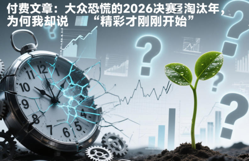 付费文章：大众恐慌的2026决赛淘汰年，为何我却说“精彩才刚刚开始”？-云讯网创