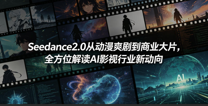 Seedance2.0从动漫爽剧到商业大片，全方位解读AI影视行业新动向-云讯网创