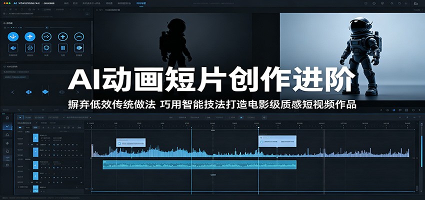 AI动画短片创作进阶：摒弃低效传统做法，巧用智能技法打造电影级质感短视频作品-云讯网创